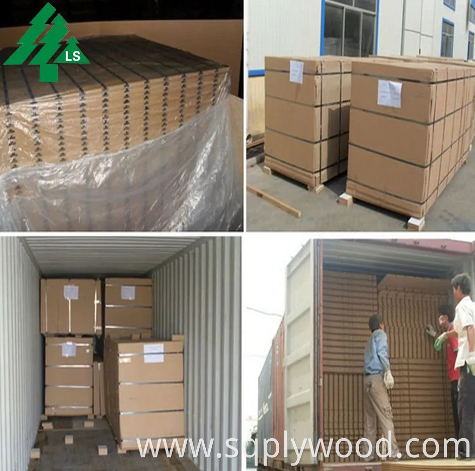 High Gloss 12mm 15mm 18mm White UV Melamine MDF Board for Furniture